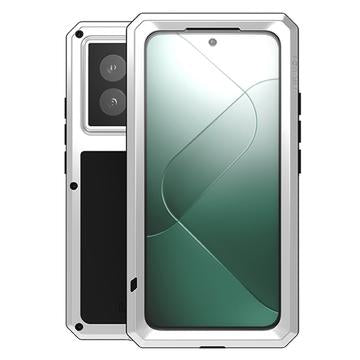 Xiaomi 14 Pro Love Mei Powerful Hybrid Cover - Sølv