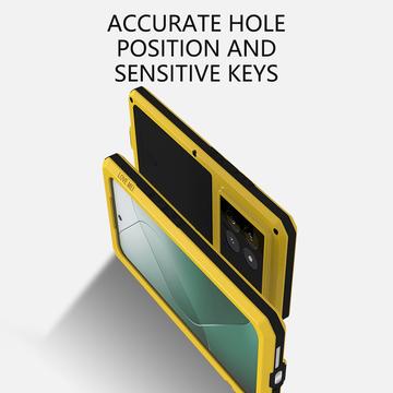 Xiaomi 14 Pro Love Mei Powerful Hybrid Cover - Sølv