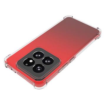 Xiaomi 14 Pro Stødsikkert TPU Cover - Gennemsigtig