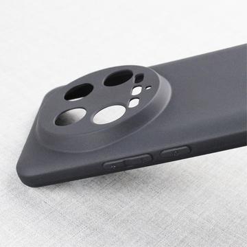 Xiaomi 14 Ultra Anti-Fingeraftryk Mat TPU Cover - Sort