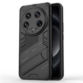 Xiaomi 14 Ultra Armor Hybrid Cover med Stand - Sort
