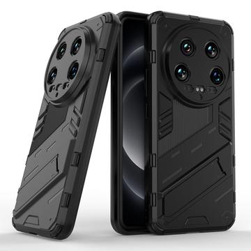 Xiaomi 14 Ultra Armor Hybrid Cover med Stand - Sort