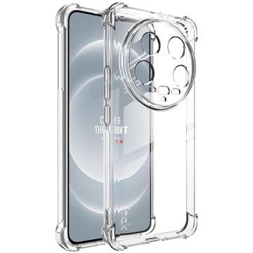 Xiaomi 14 Ultra Imak Faldsikkert TPU Cover - Gennemsigtig