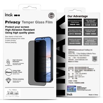 Xiaomi 14 Ultra Imak Privacy Full Cover Skærmbeskyttelse Hærdet Glas - 9H
