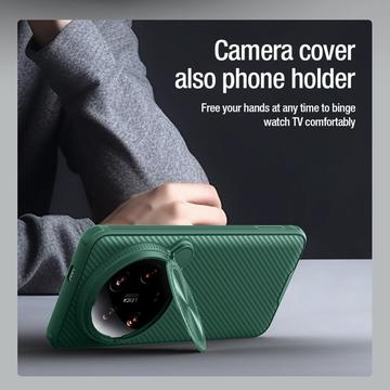 Xiaomi 14 Ultra Nillkin CamShield Prop Hybrid Cover - Grøn