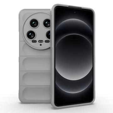 Xiaomi 14 Ultra Rugged TPU Cover - Lysegrå