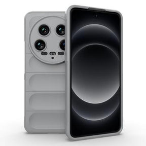 Xiaomi 14 Ultra Rugged TPU Cover - Lysegrå