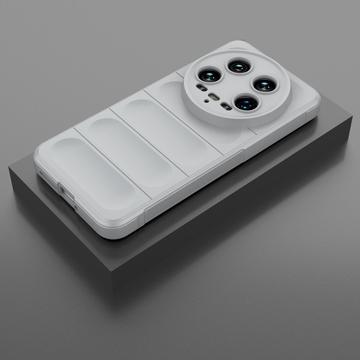 Xiaomi 14 Ultra Rugged TPU Cover - Lysegrå