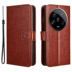 Xiaomi 14 Ultra Pung Taske med Magnetisk Lukning - Brun