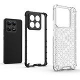 Xiaomi 14T Honeycomb Armored Hybrid Cover - Blå