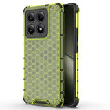 Xiaomi 14T Honeycomb Armored Hybrid Cover - Grøn