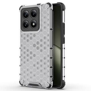 Xiaomi 14T Honeycomb Armored Hybrid Cover - Grå