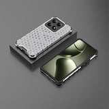 Xiaomi 14T Honeycomb Armored Hybrid Cover - Grå