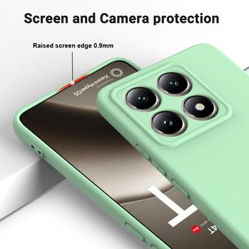 Xiaomi 14T Liquid Silikone Cover med Strop - Grøn