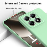 Xiaomi 14T Liquid Silikone Cover med Strop - Grøn