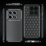 Xiaomi 14T Pro Beetle Karbonfiber TPU Cover - Sort