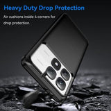Xiaomi 14T Pro Børstet TPU Cover - Karbonfiber - Sort