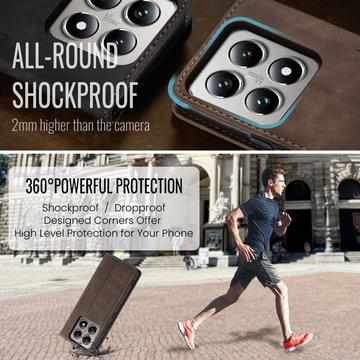 Xiaomi 14T Pro Caseme 013 Series Pung - Kaffe
