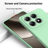 Xiaomi 14T Pro Liquid Silikone Cover med Strop - Grøn