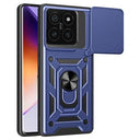 Xiaomi 14T Pro Roterende Ring Hybrid Cover med Kameraskjold - Blå