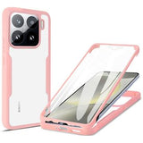 Xiaomi 15 360 Beskyttelse Cover - Pink / Klar