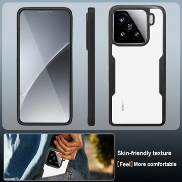 Xiaomi 15 360 Beskyttelse Cover - Rød / Klar