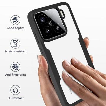 Xiaomi 15 360 Beskyttelse Cover - Rød / Klar