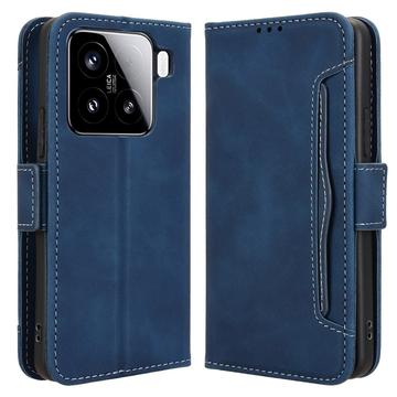 Xiaomi 15 Pro Pung Cover med Kortholder - Blå