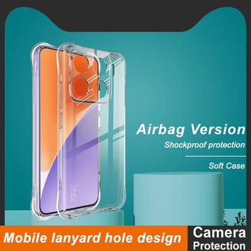 Xiaomi 15 Pro Imak Faldsikkert TPU Cover - Gennemsigtig