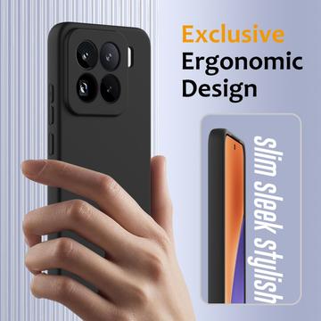 Xiaomi 15 Pro Liquid Silikone Cover - MagSafe Kompatibel - Sort