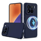 Xiaomi 15 Pro Liquid Silikone Cover - MagSafe Kompatibel - Mørkeblå
