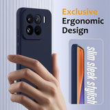 Xiaomi 15 Pro Liquid Silikone Cover - MagSafe Kompatibel - Mørkeblå