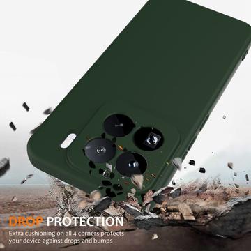 Xiaomi 15 Pro Liquid Silikone Cover - MagSafe Kompatibel - Mørkegrøn