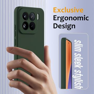 Xiaomi 15 Pro Liquid Silikone Cover - MagSafe Kompatibel - Mørkegrøn