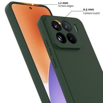 Xiaomi 15 Pro Liquid Silikone Cover - MagSafe Kompatibel - Mørkegrøn
