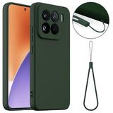Xiaomi 15 Pro Liquid Silikone Cover - MagSafe Kompatibel - Mørkegrøn