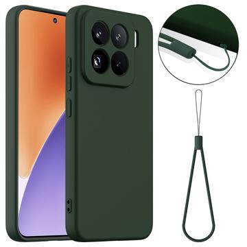 Xiaomi 15 Pro Liquid Silikone Cover - MagSafe Kompatibel - Mørkegrøn