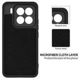 Xiaomi 15 Pro Flydende silikone cover med håndrem - sort