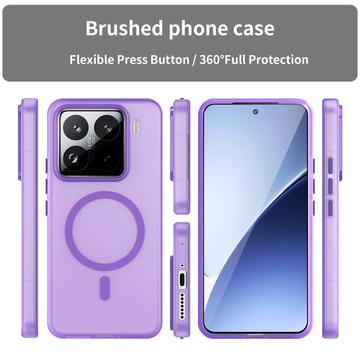 Xiaomi 15 Pro UltraGuard Matte MagSafe Cover - Mørk lilla