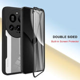 Xiaomi 15 Ultra 360 Beskyttelse Cover - Mørkeblå / Gennemsigtig