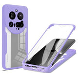Xiaomi 15 Ultra 360 Beskyttelse Cover - Lilla / Gennemsigtig