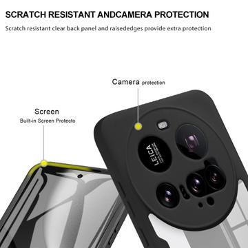 Xiaomi 15 Ultra 360 Beskyttelse Cover - Lilla / Gennemsigtig