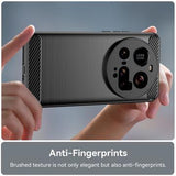 Xiaomi 15 Ultra Børstet TPU Cover - Karbonfiber - Sort