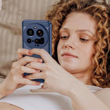 Xiaomi 15 Ultra Børstet TPU Cover - Karbonfiber - Blå