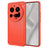 Xiaomi 15 Ultra Børstet TPU Cover - Karbonfiber - Rød