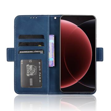 Xiaomi 15 Ultra Kortholder Pung Etui - Blå