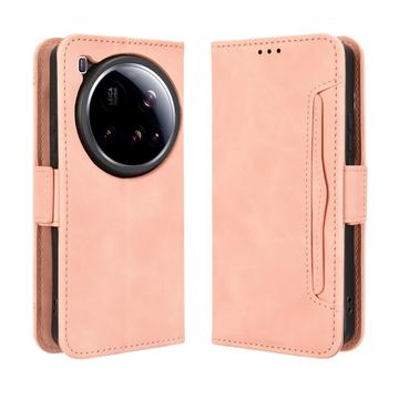 Xiaomi 15 Ultra Kortholder Pung Etui - Pink