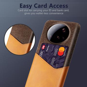 Xiaomi 15 Ultra KSQ Cover med Kortholder - Orange