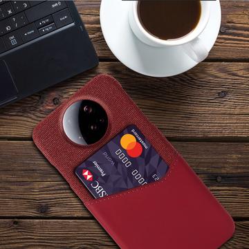 Xiaomi 15 Ultra KSQ Cover med Kortholder - Rød