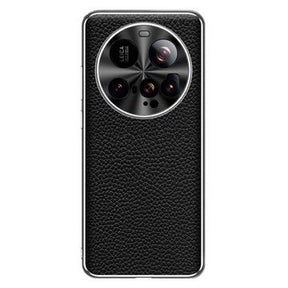 Xiaomi 15 Ultra Lædercoated TPU Cover - sort
